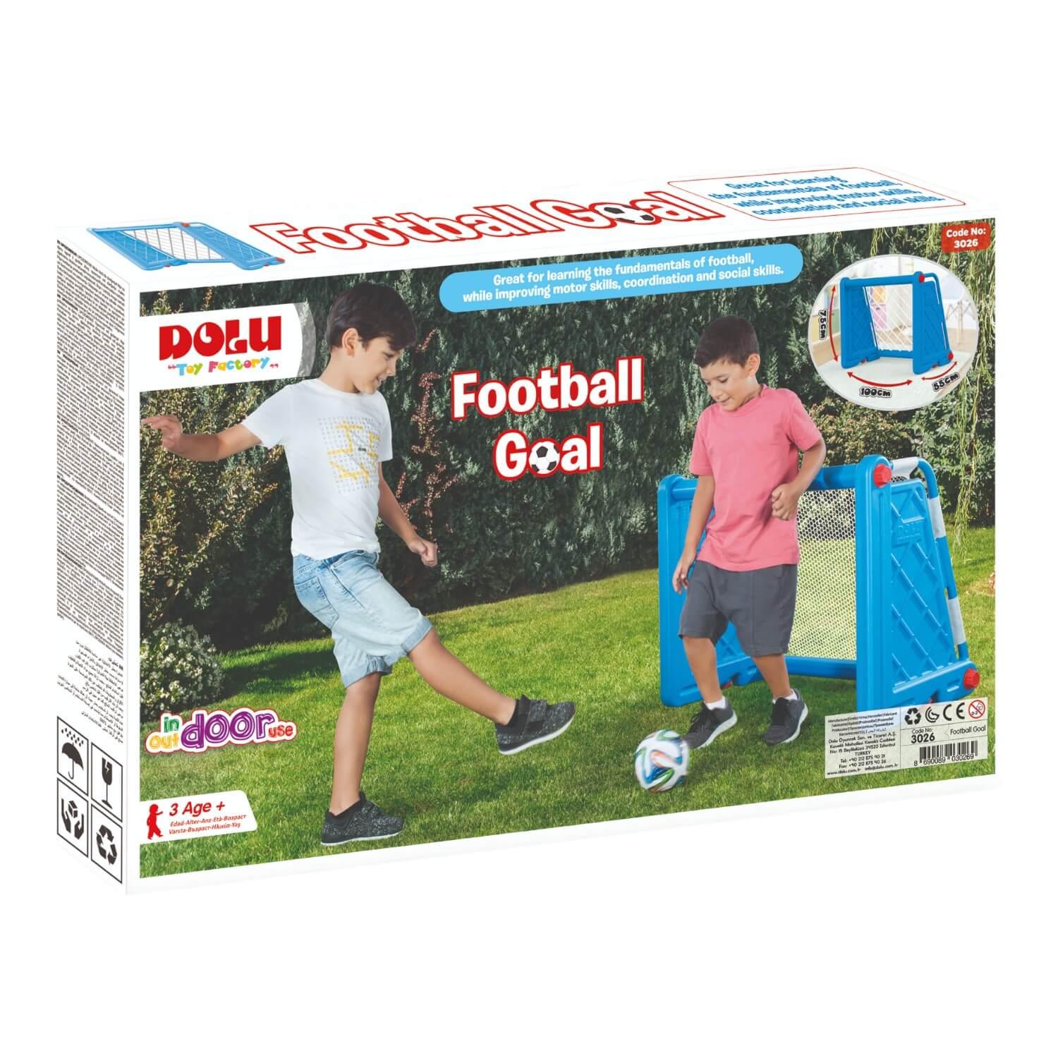 ARCO DE FUTBOL AZUL 100X55X75 CMS DOLU - 3