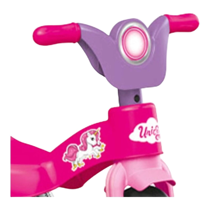 TRICICLO DOLU DL2529 A PEDALES UNICORNIO ROSADO 60X42X49 CM - 2