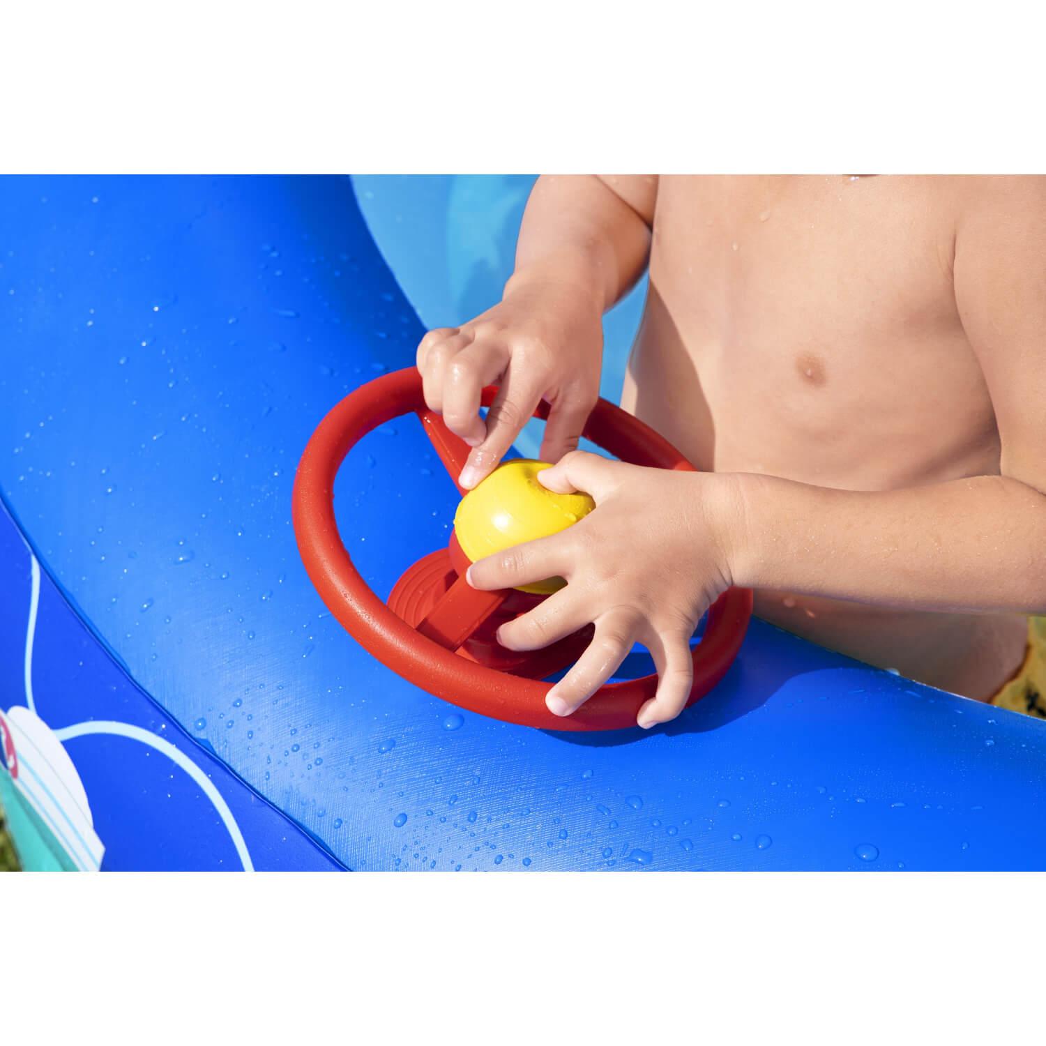 PISCINA INFLABLE BESTWAY 54370 CON TOLDO DESMONTABLE 213X155X132 CM - 8