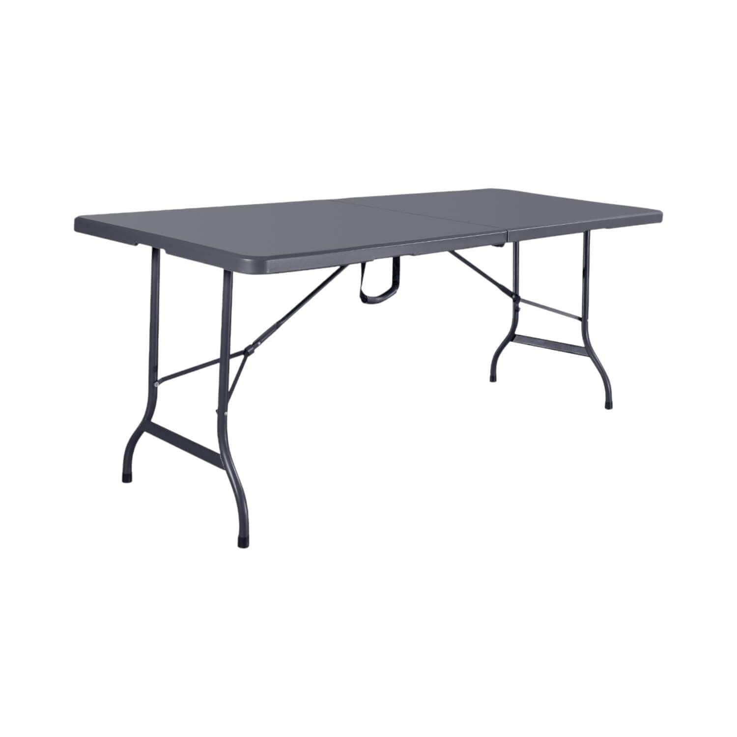 MESA PLEGABLE RECTANGULAR 180X74X74 CMS GRIS NORTHWEST - 1