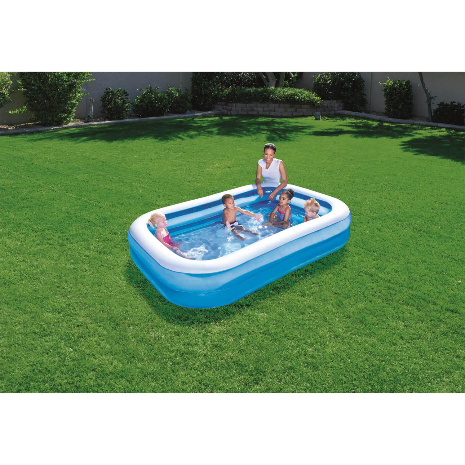 PISCINA INFLABLE BESTWAY RECTANGULAR PARA NIÑOS 262X175X51CM - 2