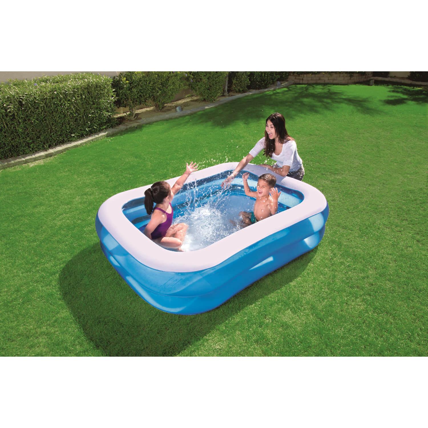 PISCINA INFLABLE BESTWAY RECTANGULAR PARA NIÑOS 200X146X48CM - 2