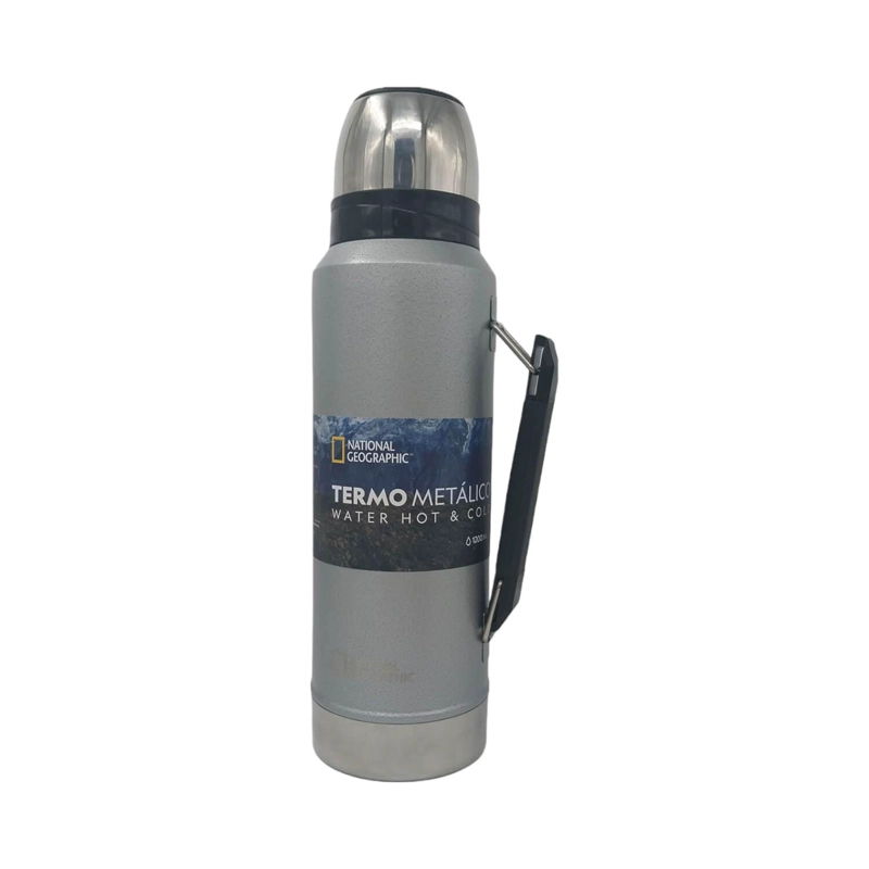 TERMO DOBLE MURALLA NATIONAL GEOGRAPHIC THNG13 ACERO INOX. 1200ML - 1