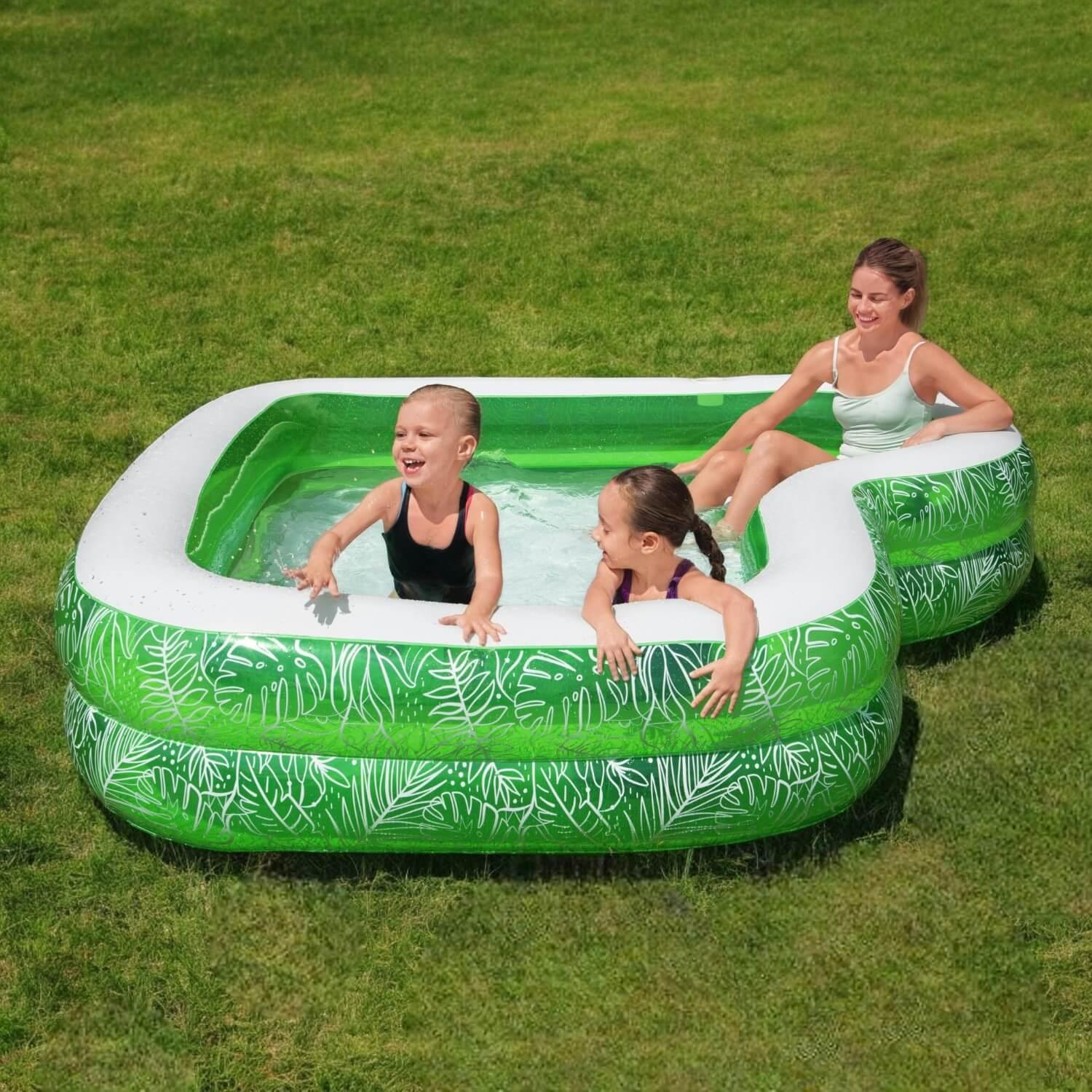 PISCINA INFLABLE BESTWAY 54336 TROPICAL 2.31MX2.31MX51 CM - 3