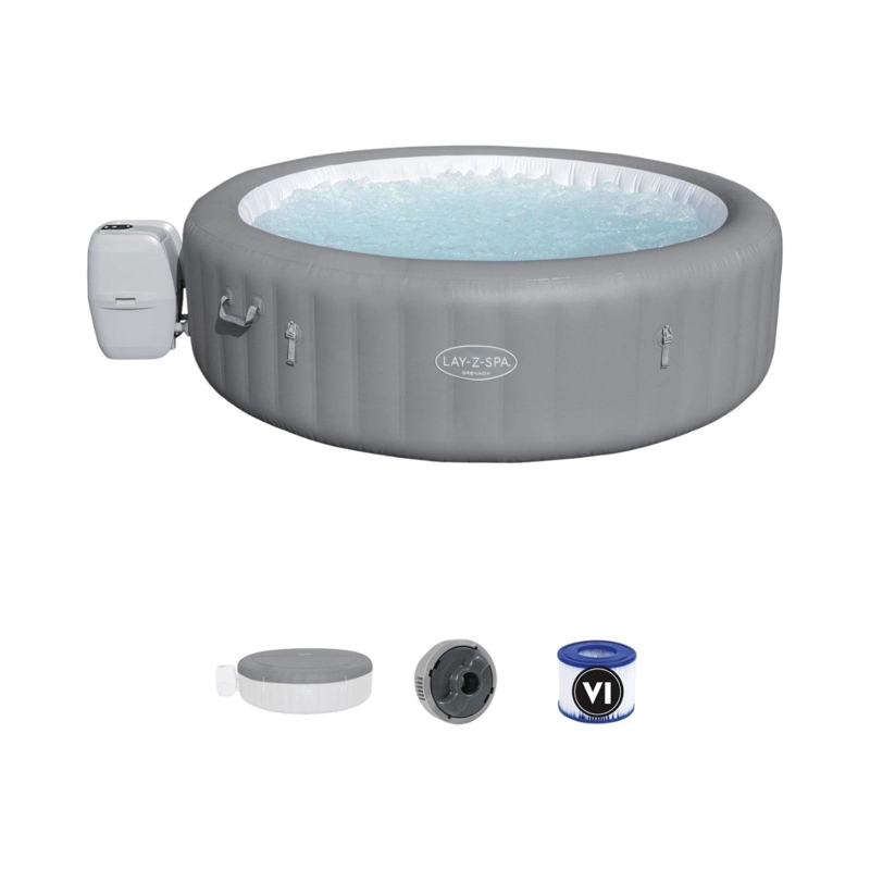 HOT TUB BESTWAY 60135 71X236 CM SPA INFLABLE GRENADA 8 PERSONAS - 6