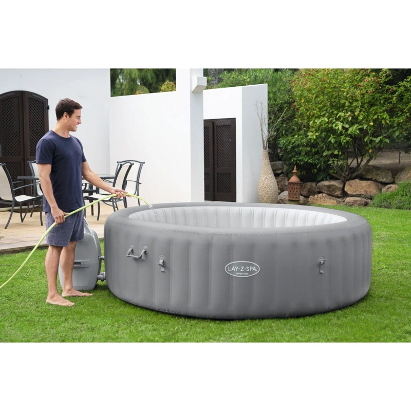HOT TUB BESTWAY 60135 71X236 CM SPA INFLABLE GRENADA 8 PERSONAS - 9
