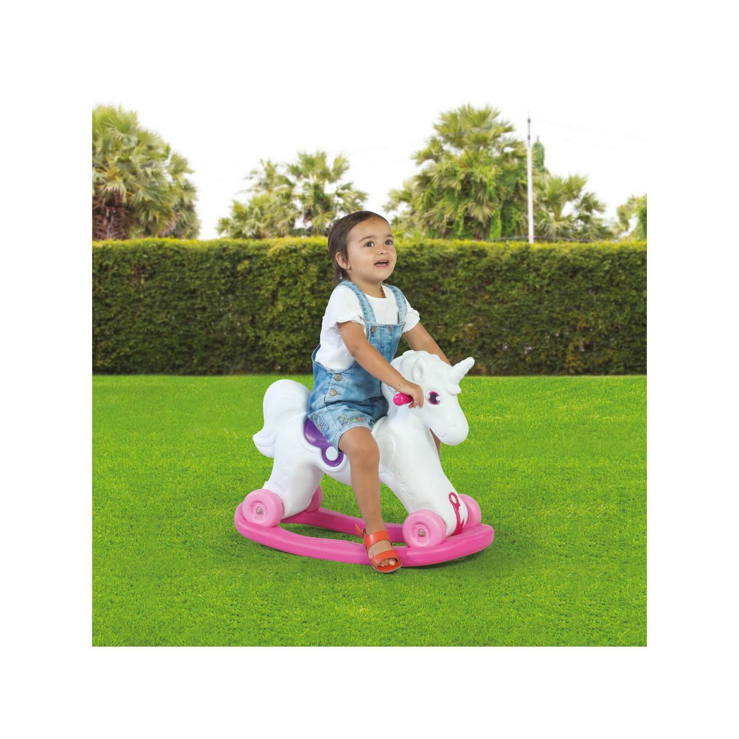 MECEDOR DOLU DL2509 UNICORNIO CON RUEDAS 70X30X52 CM MULTICOLOR - 4