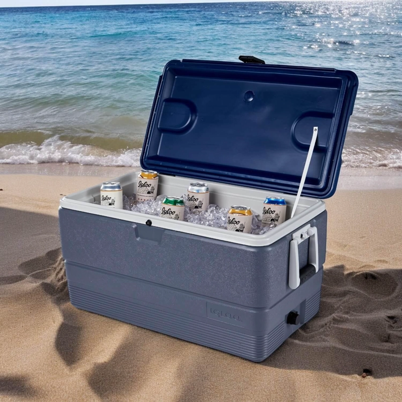 COOLER IGLOO NEVERA HIELERA MAXCOLD GRIS 66 LITROS IG50136 - 3