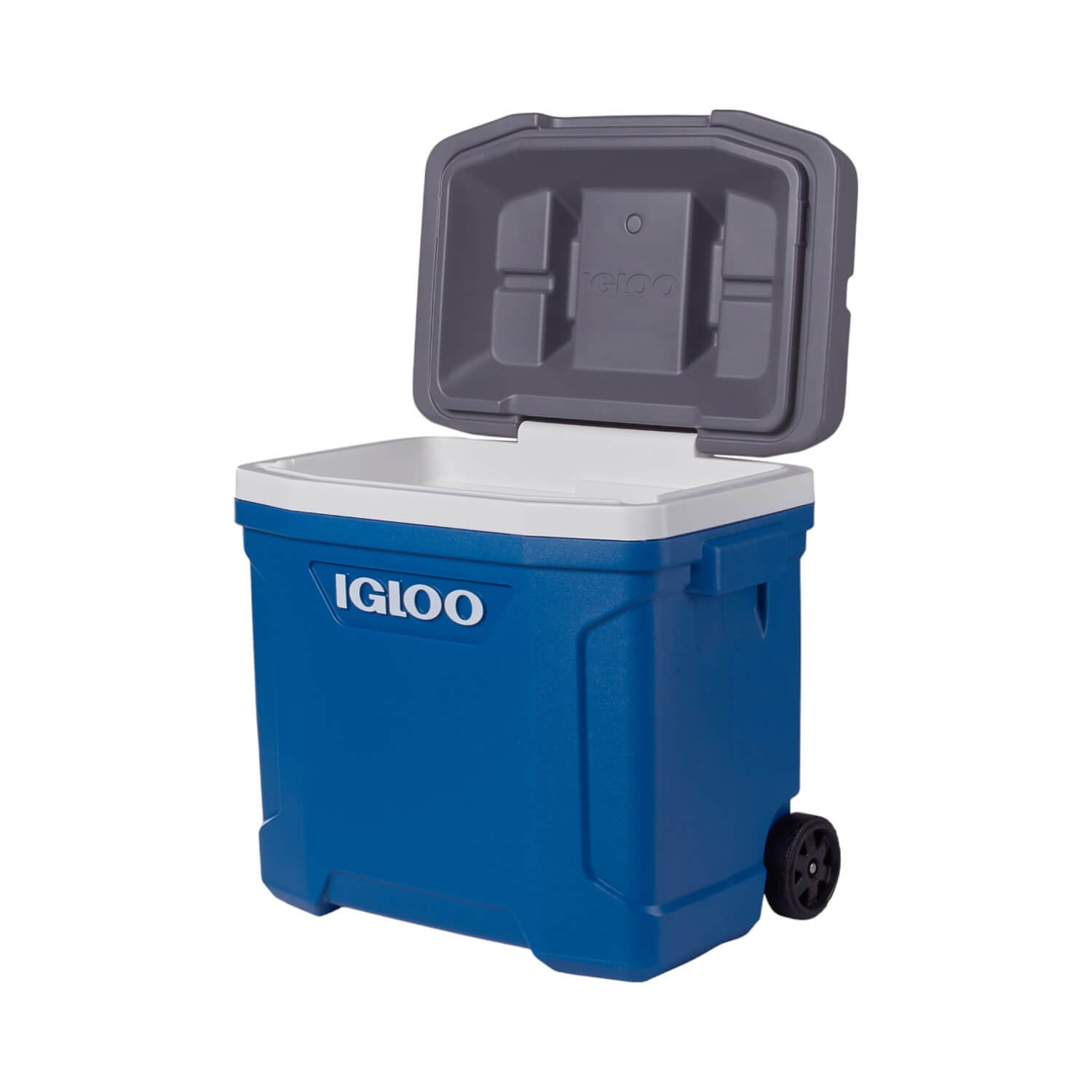 COOLER IGLOO NEVERA HIELERA LATITUDE RUEDAS AZUL 28 LITROS IG34658 PVC - 2