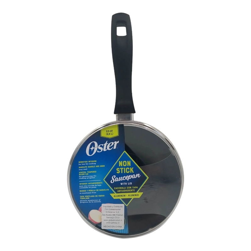 OSTER OLLA CACEROLA ANTIADHERENTE 19 CM / 2,3 L CLARIBORNE - 6