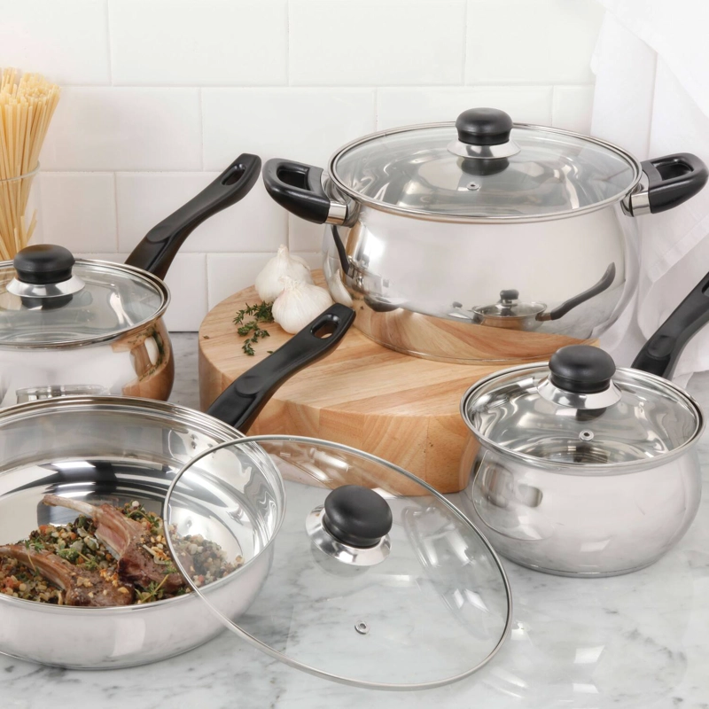 OSTER BATERIA DE COCINA RAMETTO ACERO INOX 8 PIEZAS - 7