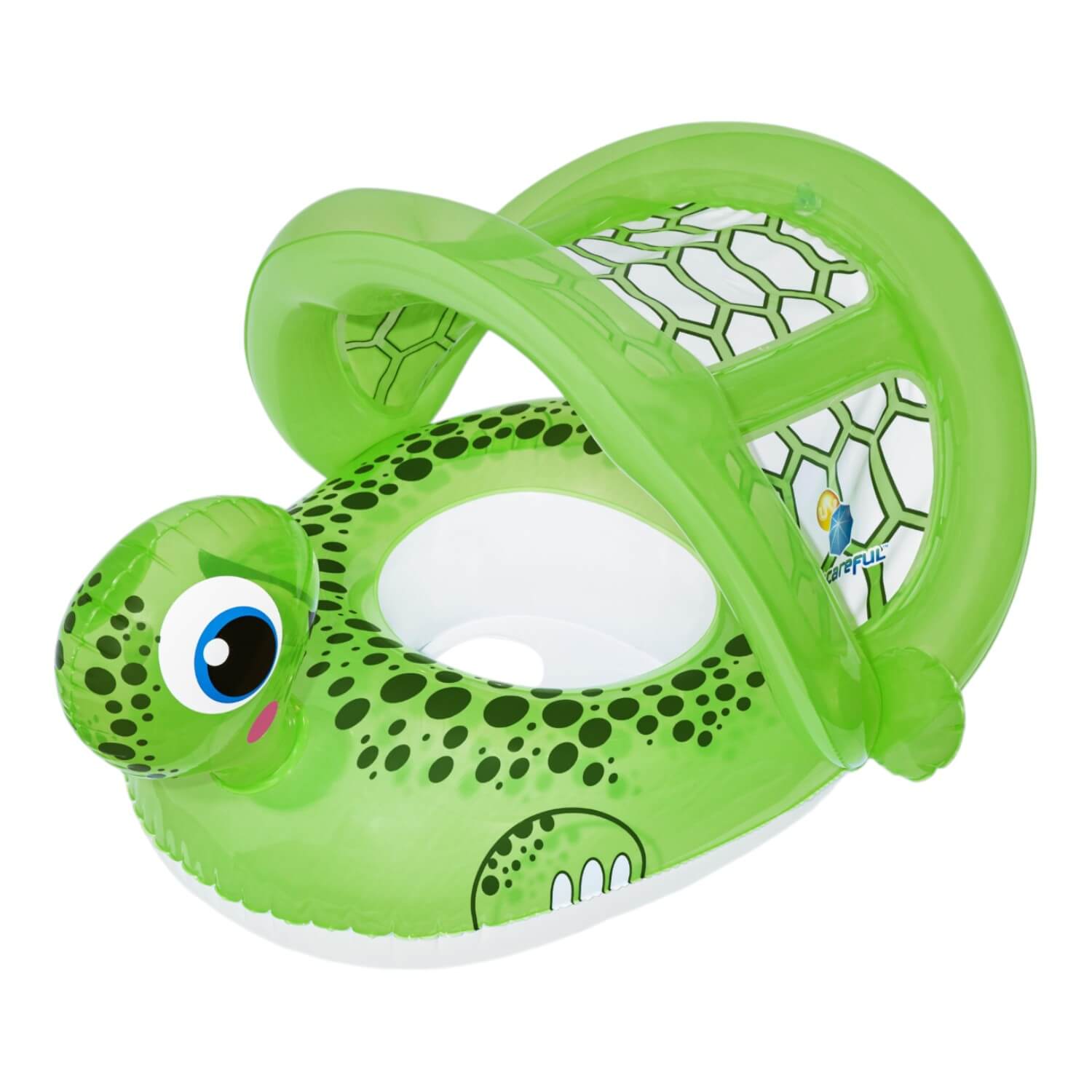 BOTE INFLABLE BESTWAY 34094 TORTUGA CON TECHO NIÑOS 1-2 AÑOS - 1