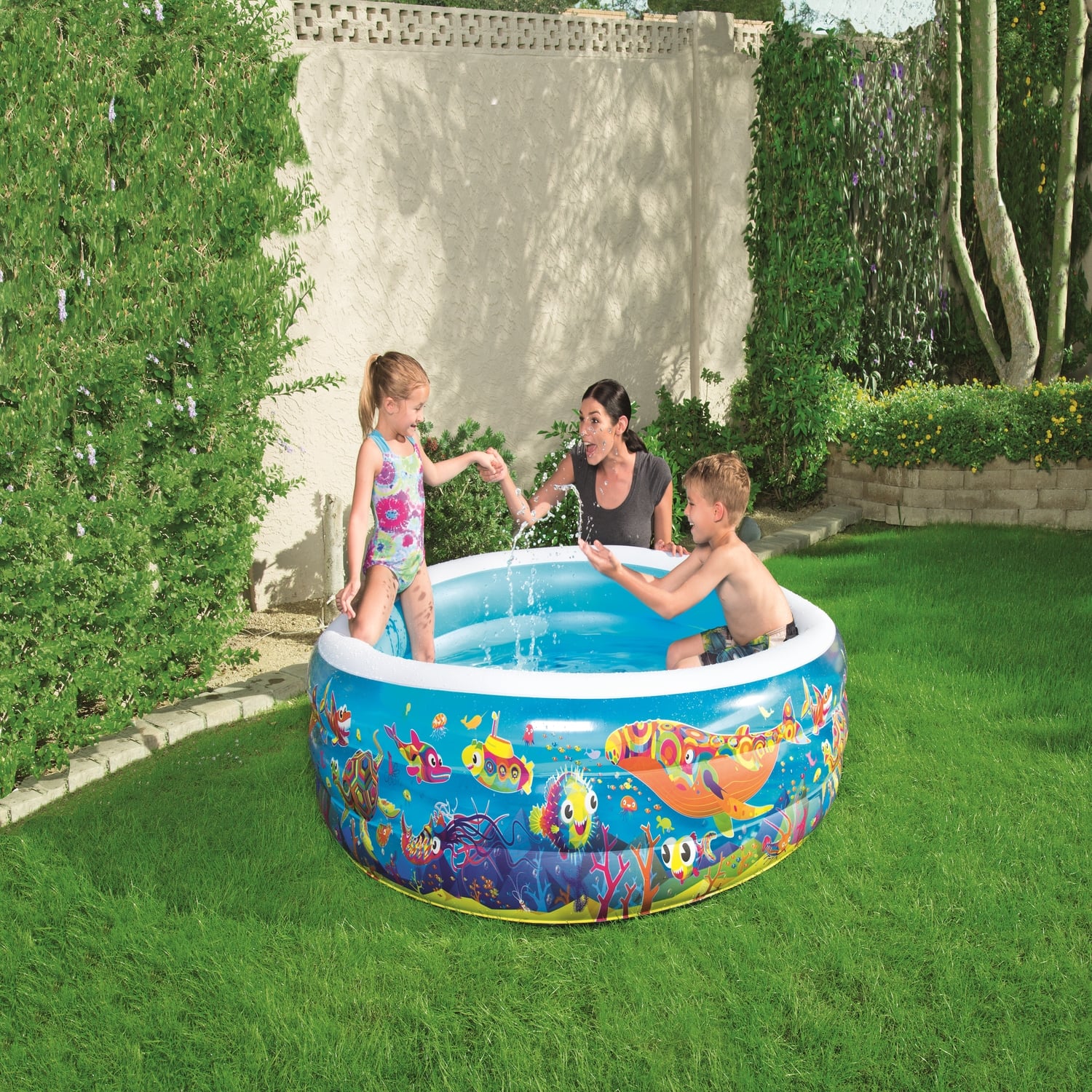 PISCINA BESTWAY INFLABLE REDONDA 152X51 CM PARA NIÑOS - 4