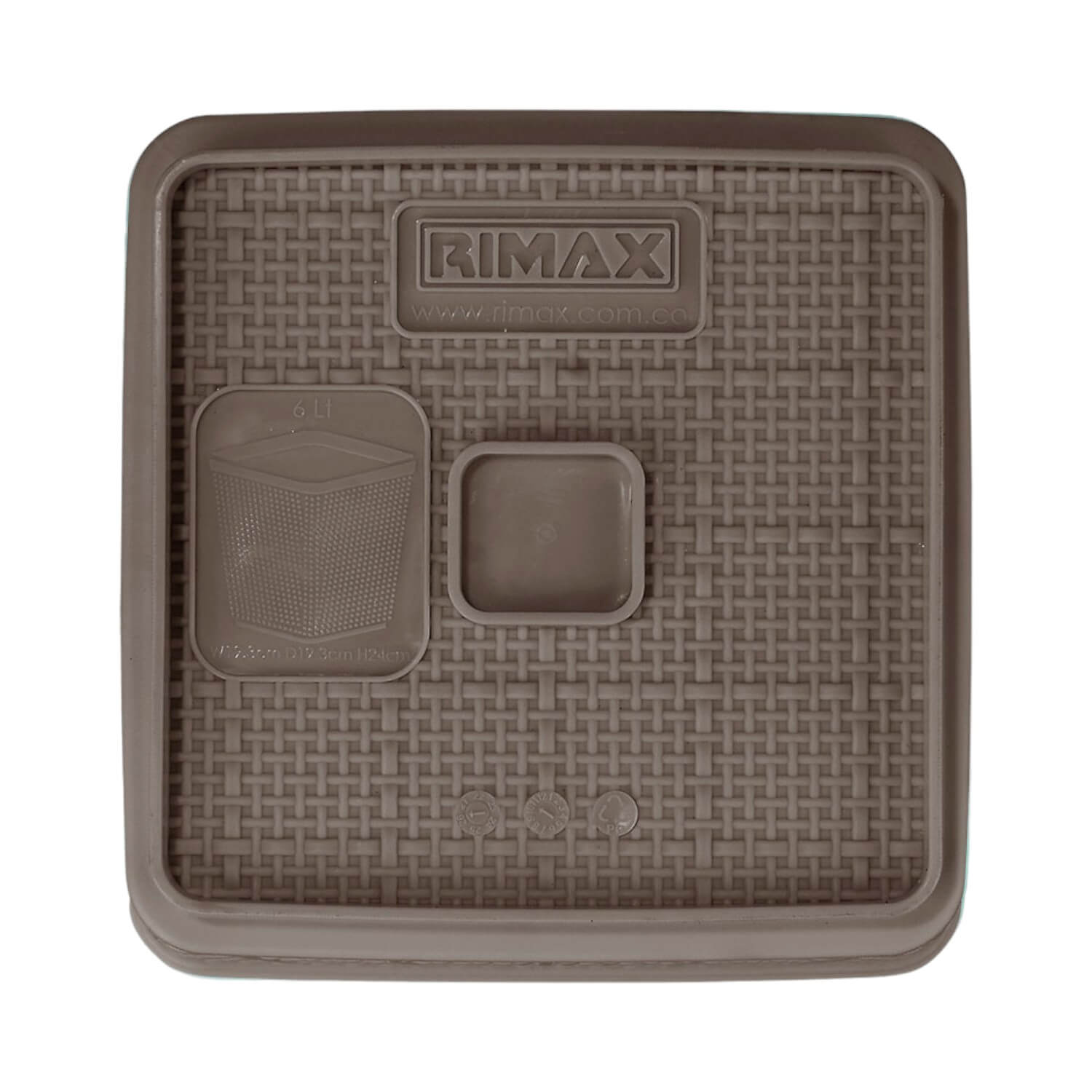PAPELERA 6L FIGUE MOCCA 19X24 CMS RIMAX - 3