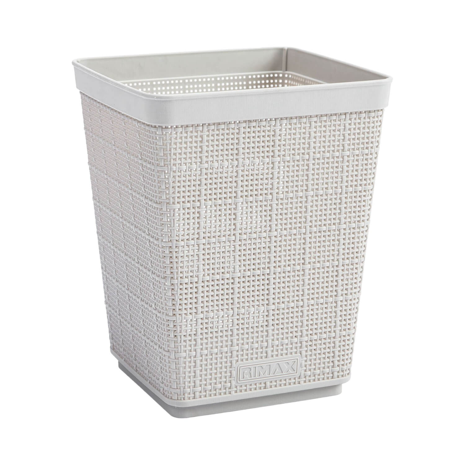 PAPELERA 6L FIGUE GRIS HIELO 19X24CMS RIMAX - 1