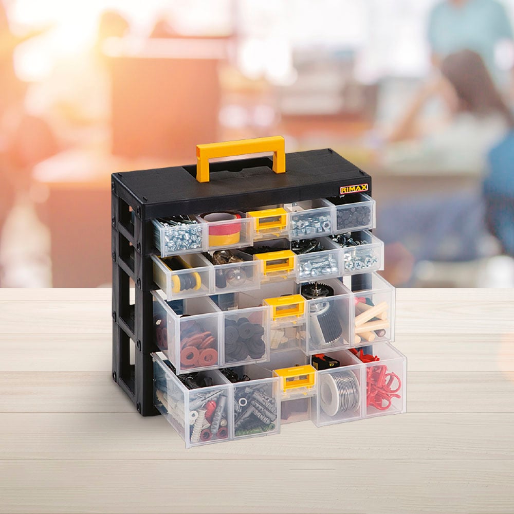 CAJA ORGANIZADORA RIMAX RX3460 MODULAR 2X2 4 NIVELES 31X14X29 CM - 2