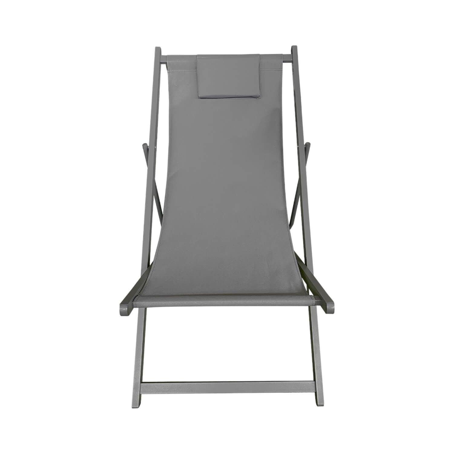 SILLA REPOSERA NORTHWEST NW-SP01 PLAYA PISCINA PLEGABLE NEW PORT GRIS - 5