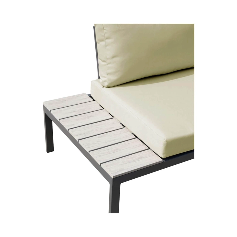 JUEGO SET TERRAZA NORTHWEST NW-SM03 BEIGE CERDEÑA 3 PIEZAS CON COJIN - 2