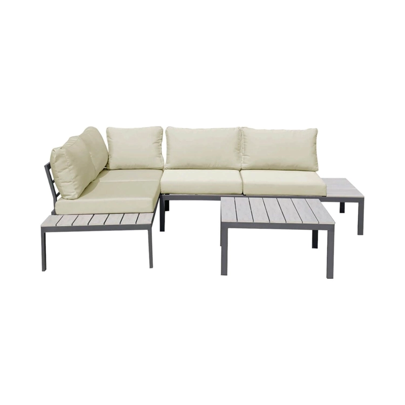 JUEGO SET TERRAZA NORTHWEST NW-SM03 BEIGE CERDEÑA 3 PIEZAS CON COJIN - 4