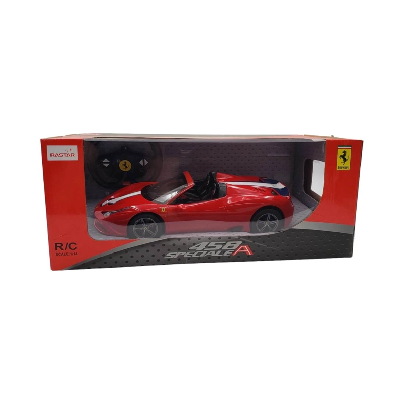 AUTO COLECCIÓN A CONTROL REMOTO RASTAR RA73400 ROJO FERRARI 458 SPECIALE - 4