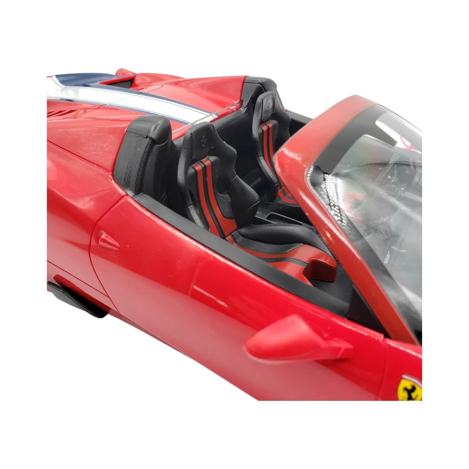 AUTO COLECCIÓN A CONTROL REMOTO RASTAR RA73400 ROJO FERRARI 458 SPECIALE - 9