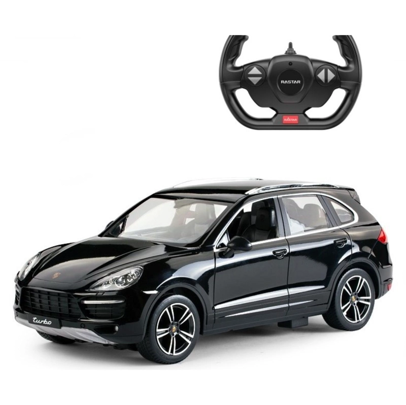 AUTO A CONTROL REMOTO RASTAR RA42900 NEGRO PORSCHE CAYENNE TURBO ESCALA 1:14 - 1