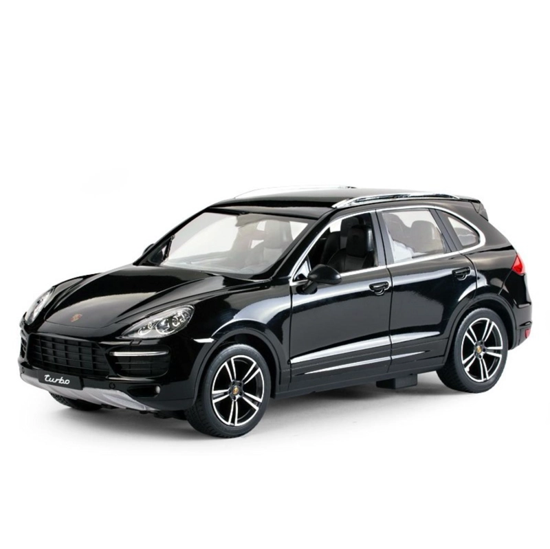 AUTO A CONTROL REMOTO RASTAR RA42900 NEGRO PORSCHE CAYENNE TURBO ESCALA 1:14 - 3