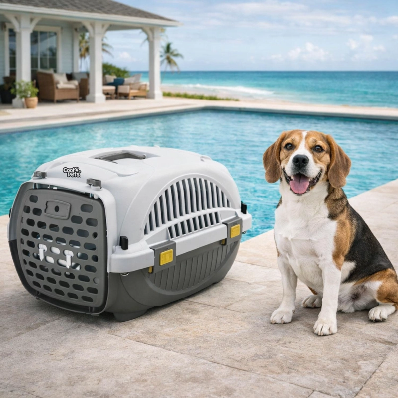 TRANSPORTADOR PERROS PLASTICO COOLPETS COOL PETS 60X40X42 CM - 5