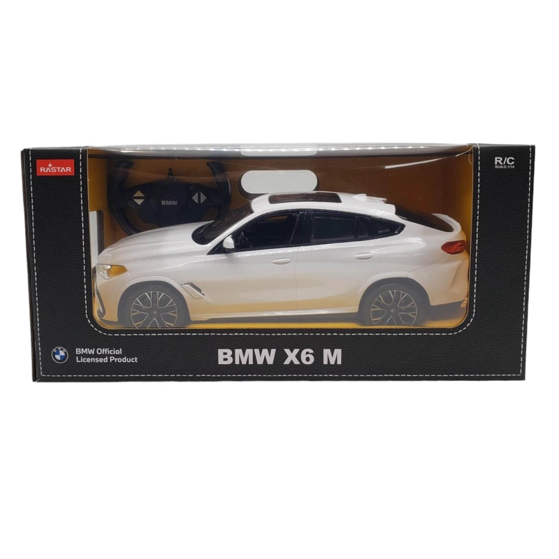 AUTO A CONTROL REMOTO RASTAR RA99200 BLANCO BMW X6 M ESCALA 1:14 - 1