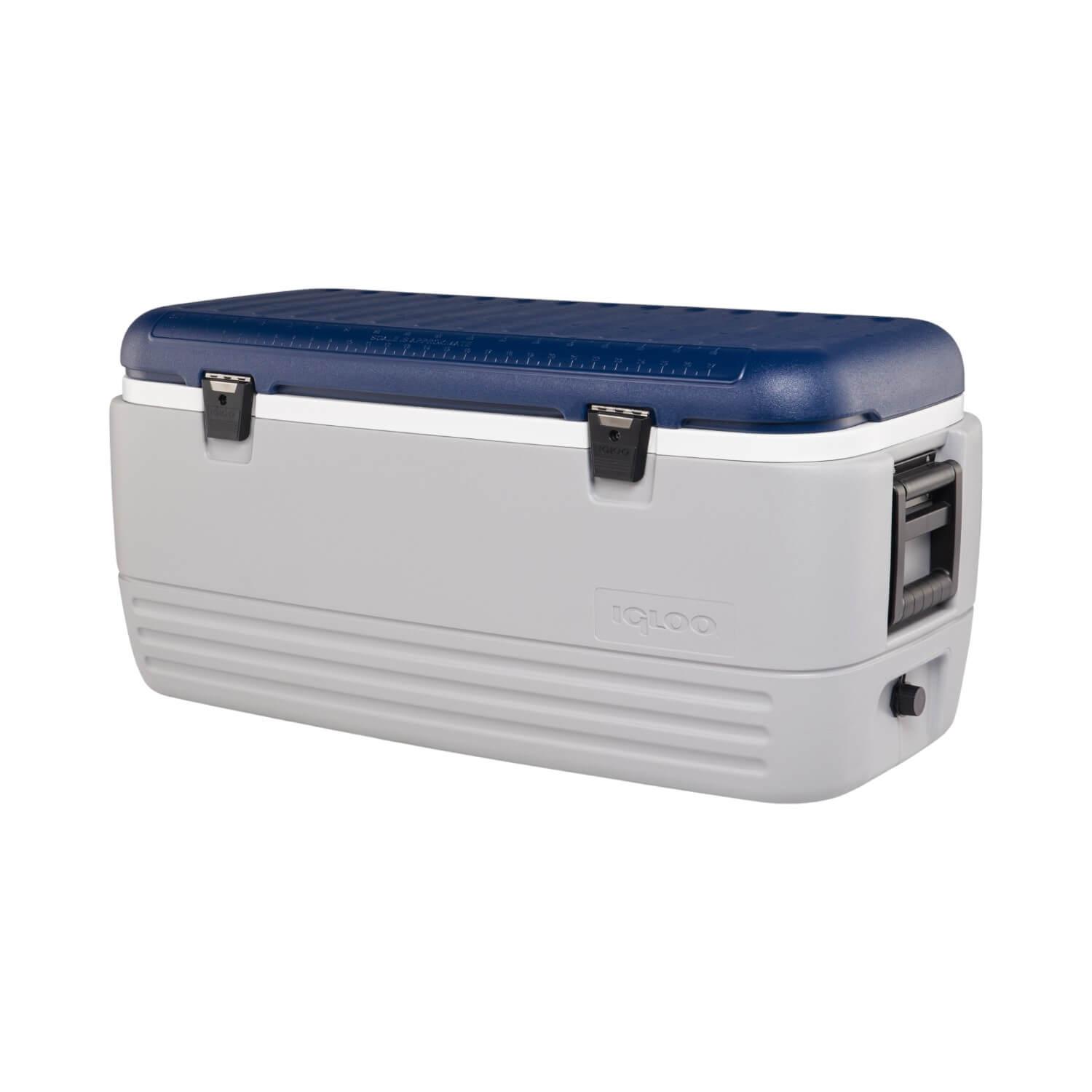 COOLER IGLOO NEVERA HIELERA MAXCOLD GRIS 113 LITROS AZUL IG49007