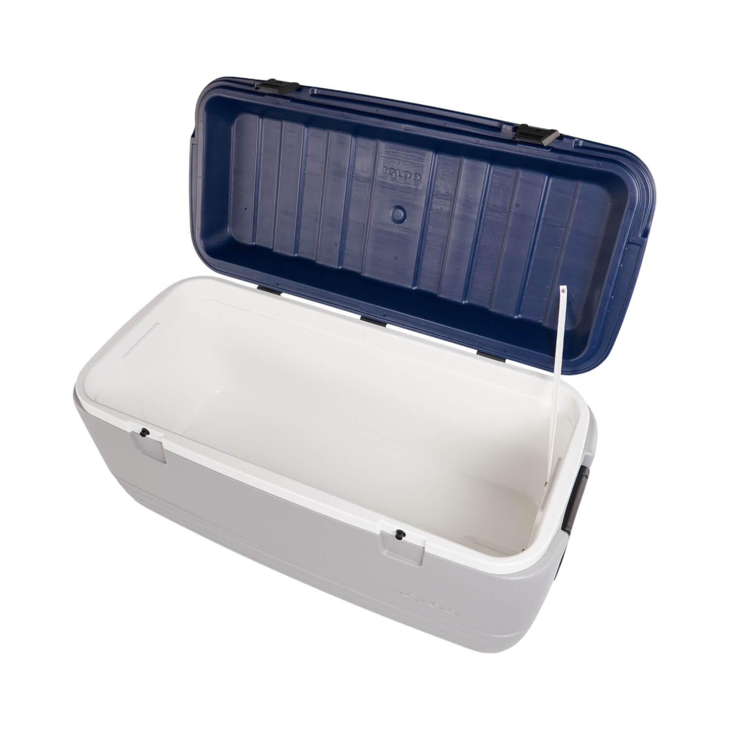 COOLER IGLOO NEVERA HIELERA MAXCOLD GRIS 113 LITROS AZUL IG49007 - 6