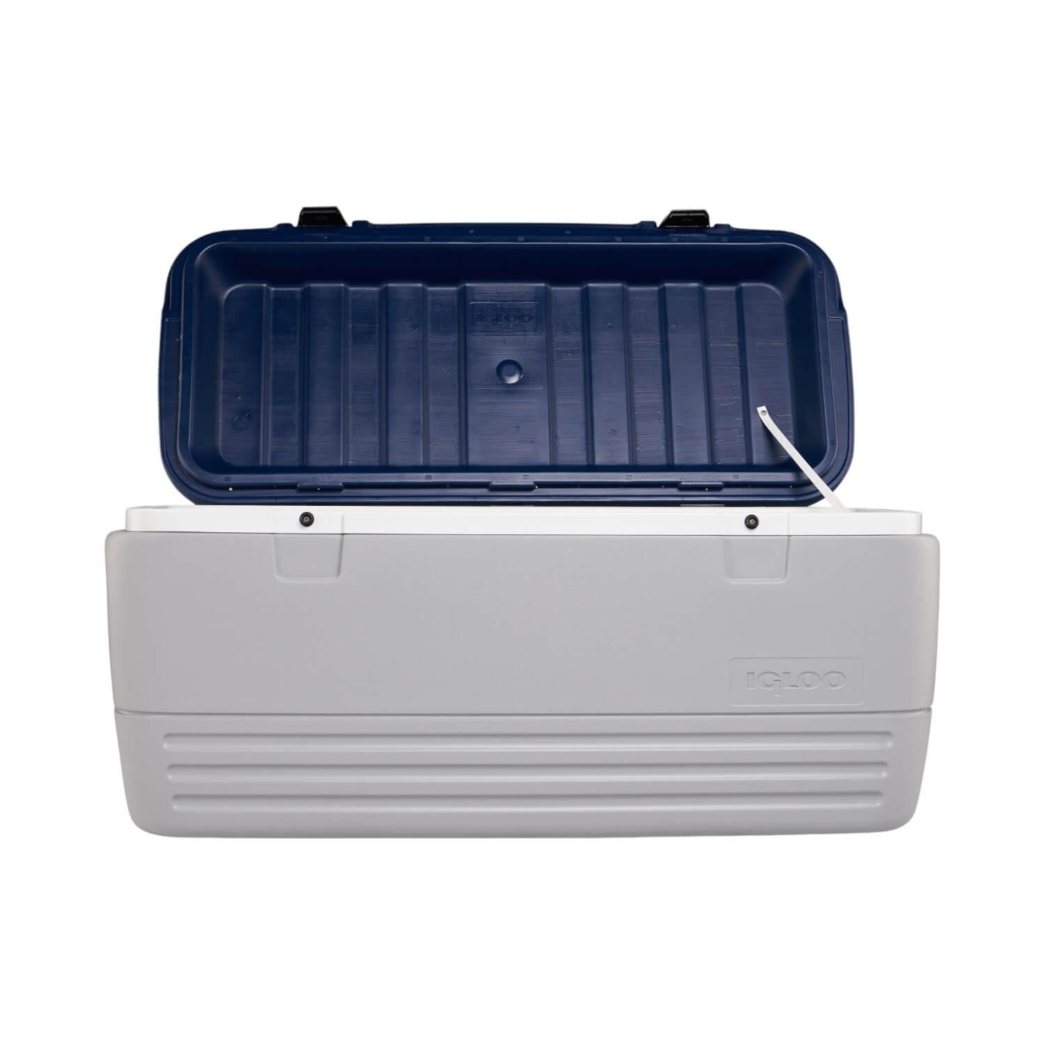 COOLER IGLOO NEVERA HIELERA MAXCOLD GRIS 113 LITROS AZUL IG49007 - 7