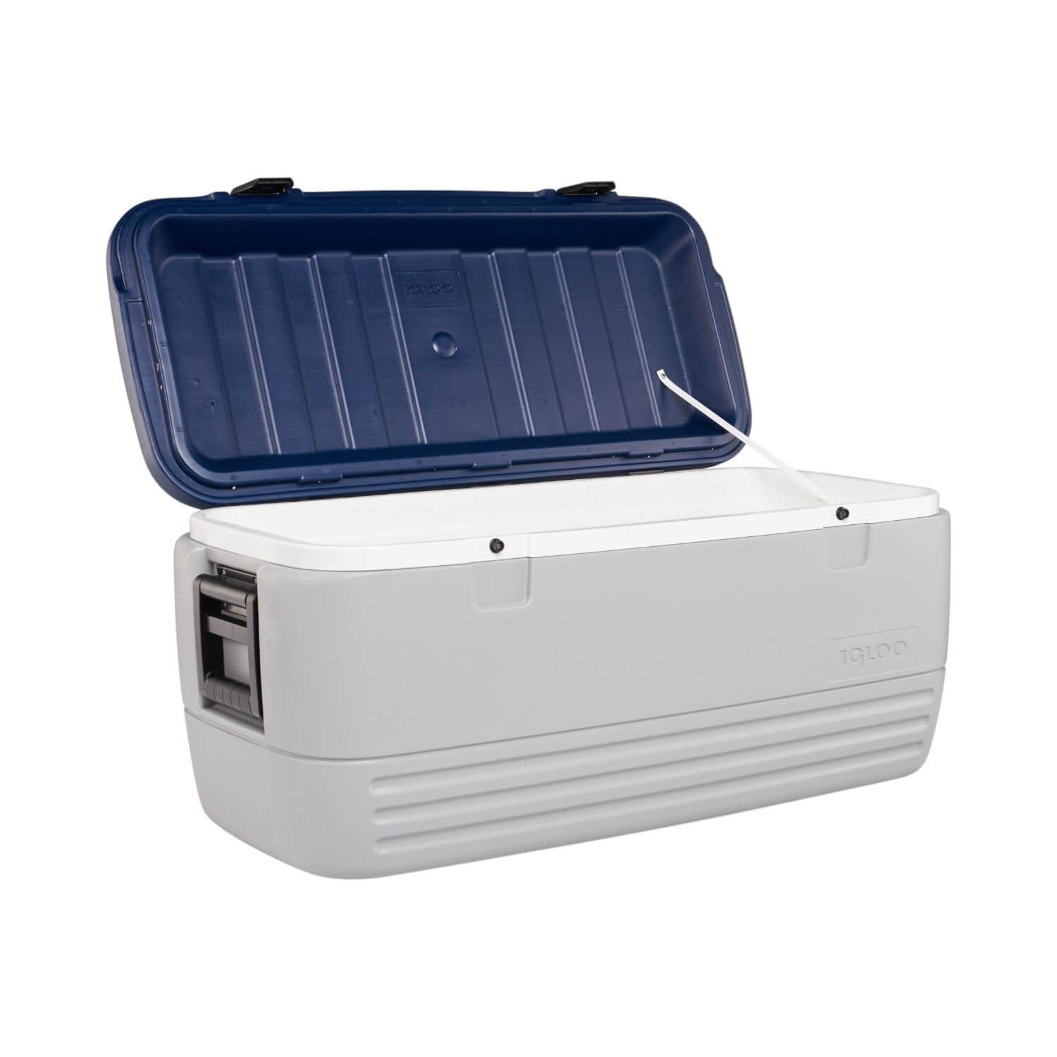 COOLER IGLOO NEVERA HIELERA MAXCOLD GRIS 113 LITROS AZUL IG49007 - 8