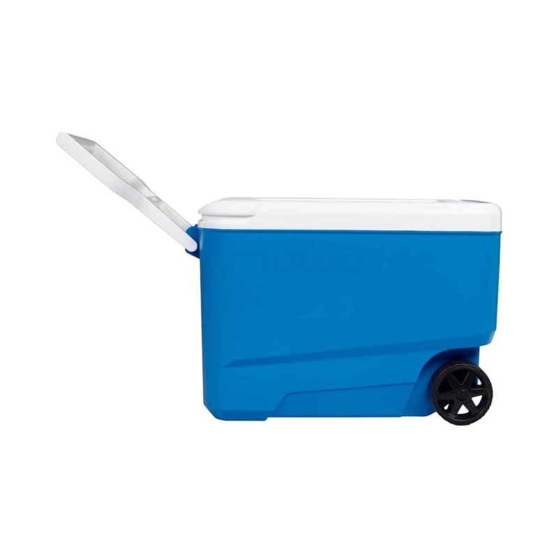 COOLER IGLOO NEVERA HIELERA CON RUEDAS WHEELIE AZUL 36LITROS IG34694 - 5