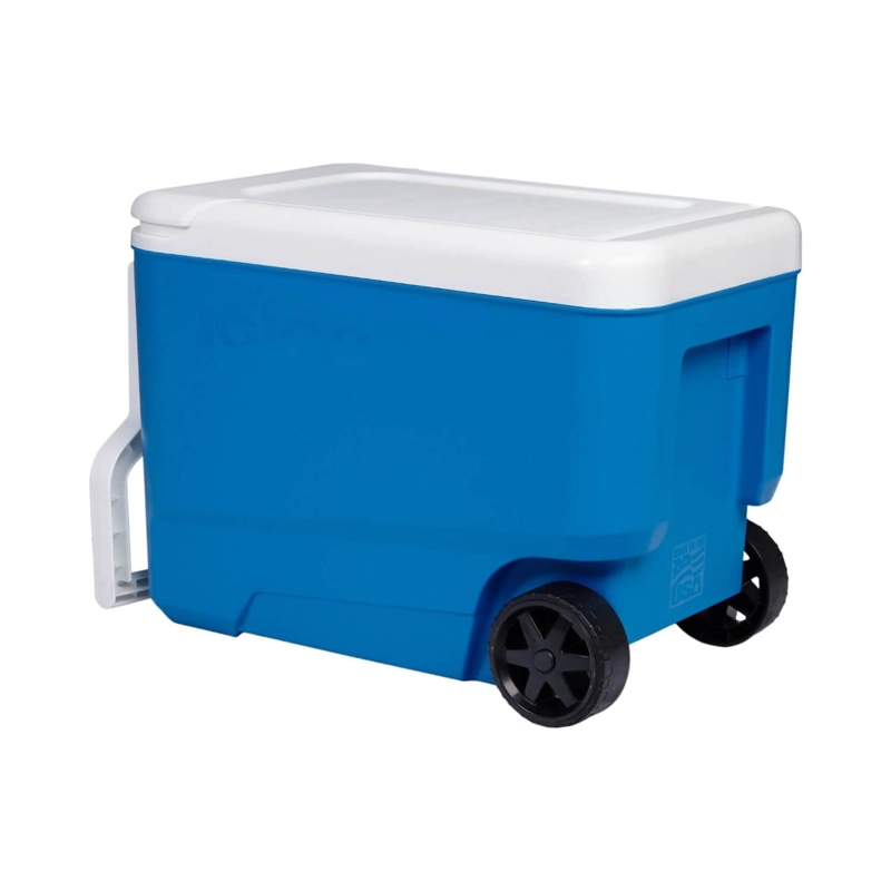 COOLER IGLOO NEVERA HIELERA CON RUEDAS WHEELIE AZUL 36LITROS IG34694 - 6