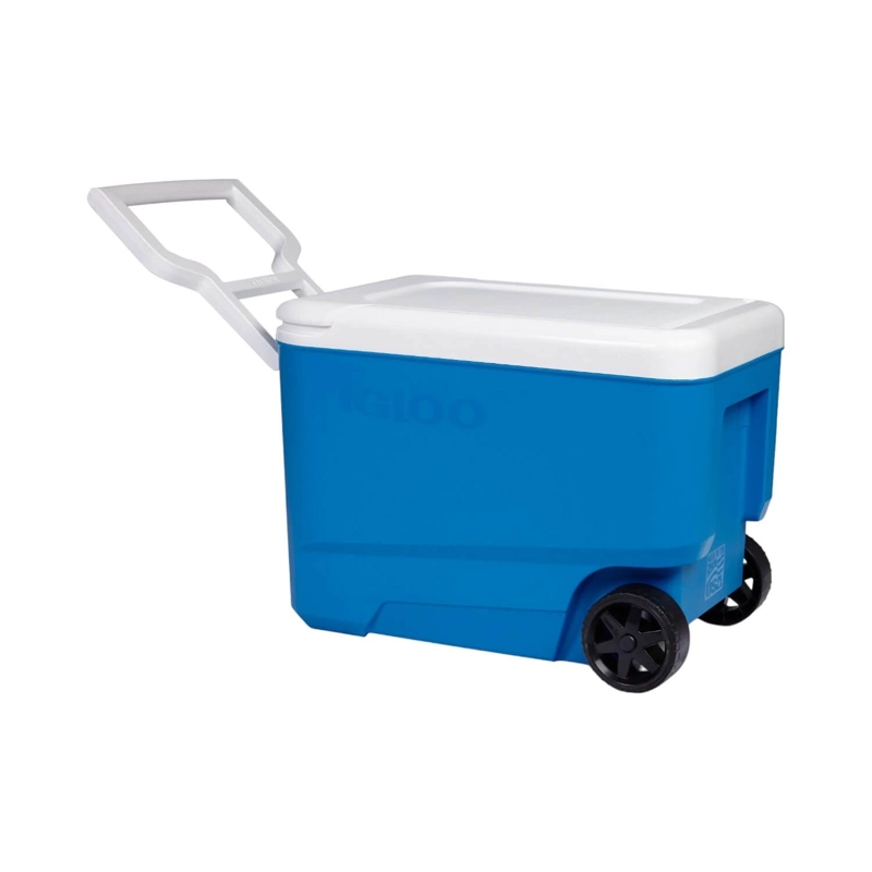 COOLER IGLOO NEVERA HIELERA CON RUEDAS WHEELIE AZUL 36LITROS IG34694 - 7