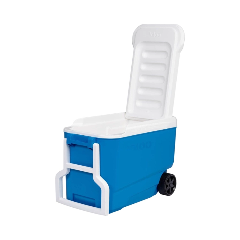 COOLER IGLOO NEVERA HIELERA CON RUEDAS WHEELIE AZUL 36LITROS IG34694 - 9