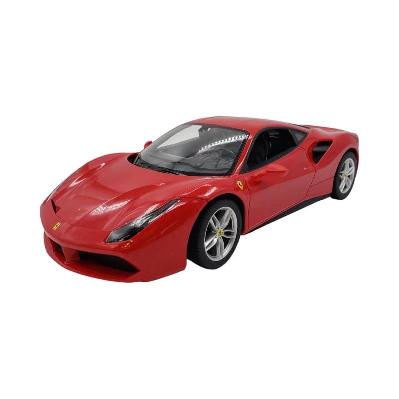 AUTO COLECCIÓN A CONTROL REMOTO RASTAR RA75600 ROJO FERRARI 488 GTB - 1