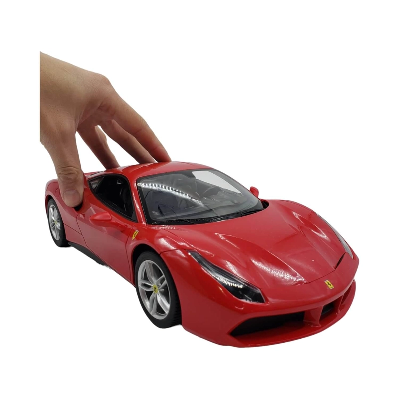 AUTO COLECCIÓN A CONTROL REMOTO RASTAR RA75600 ROJO FERRARI 488 GTB - 2