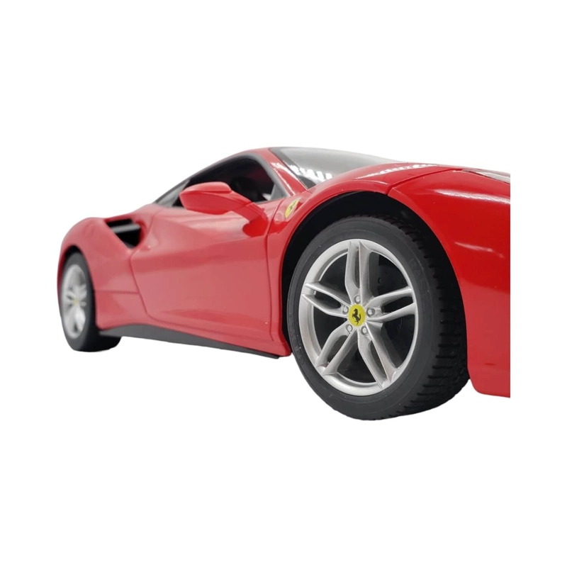 AUTO COLECCIÓN A CONTROL REMOTO RASTAR RA75600 ROJO FERRARI 488 GTB - 9