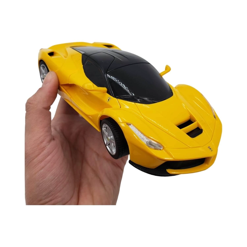AUTO A CONTROL REMOTO RASTAR RA48900 AMARILLO FERRARI LAFERRARI ESCALA 1:24 - 2