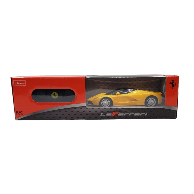 AUTO A CONTROL REMOTO RASTAR RA48900 AMARILLO FERRARI LAFERRARI ESCALA 1:24 - 3