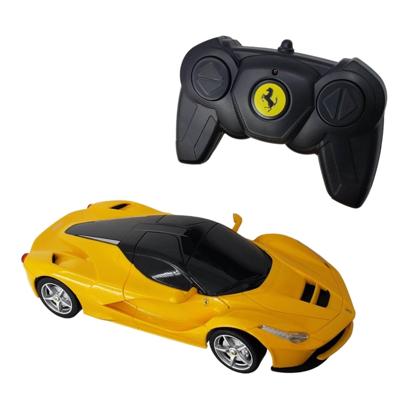 AUTO A CONTROL REMOTO RASTAR RA48900 AMARILLO FERRARI LAFERRARI ESCALA 1:24 - 4
