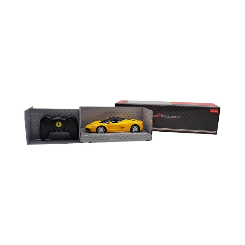 AUTO A CONTROL REMOTO RASTAR RA48900 AMARILLO FERRARI LAFERRARI ESCALA 1:24 - 8