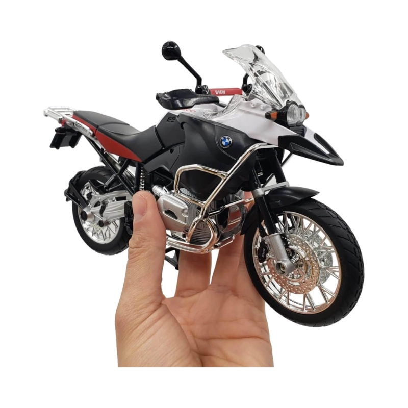 MOTOCICLETA DE COLECCIÓN RASTAR RA42000 BLANCO BMW ESCALA 1:9 - 2
