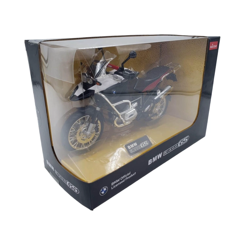 MOTOCICLETA DE COLECCIÓN RASTAR RA42000 BLANCO BMW ESCALA 1:9 - 8