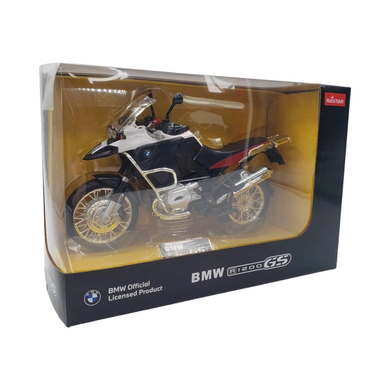 MOTOCICLETA DE COLECCIÓN RASTAR RA42000 BLANCO BMW ESCALA 1:9 - 9