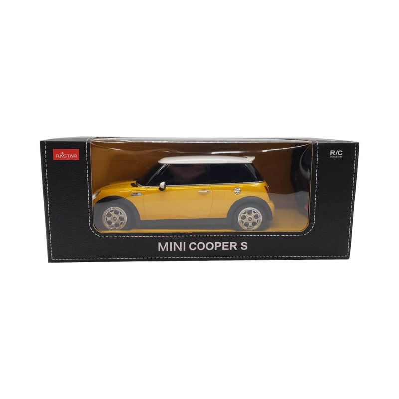 AUTO COLECCIÓN A CONTROL REMOTO RASTAR RA21800 AMARILLO MINI COOPER - 3