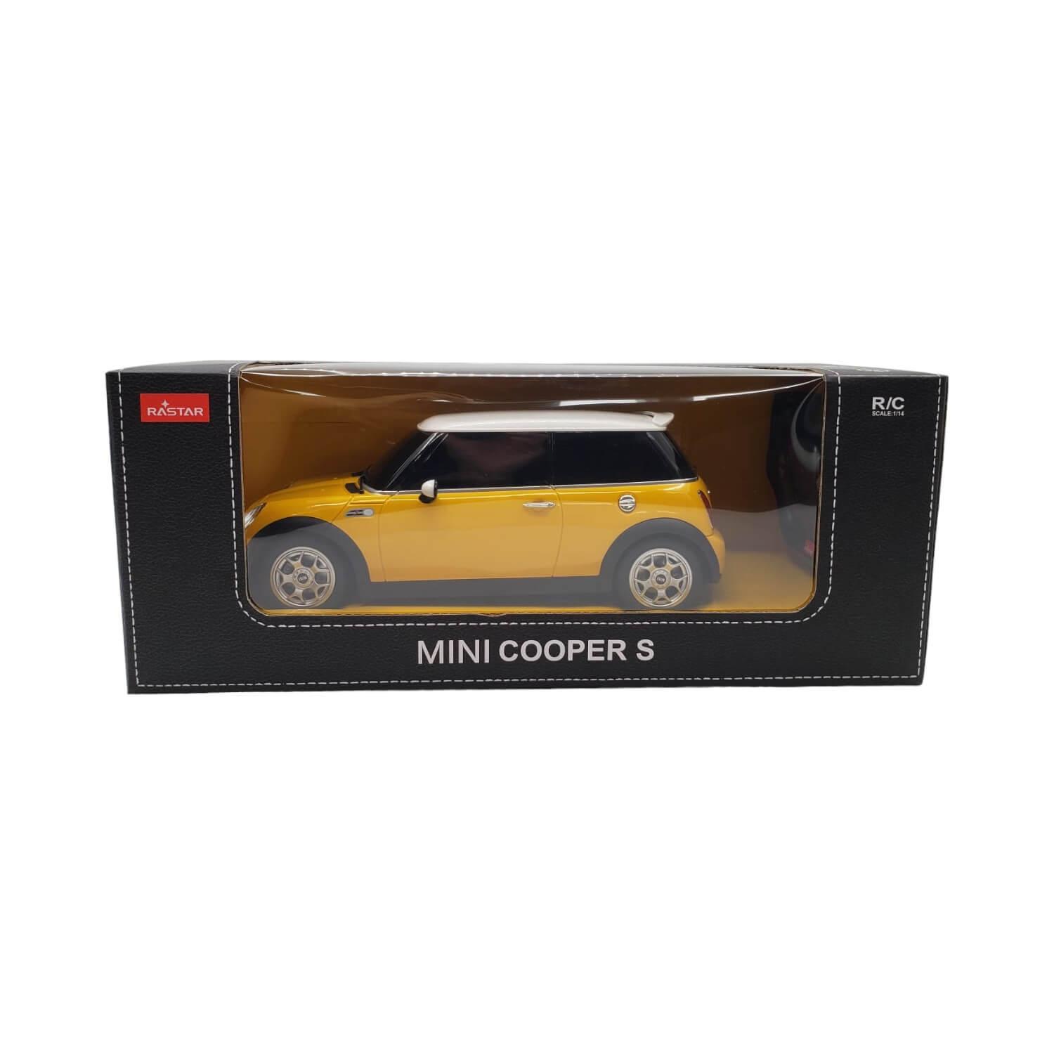 AUTO COLECCIÓN A CONTROL REMOTO RASTAR RA21800 AMARILLO MINI COOPER - 4