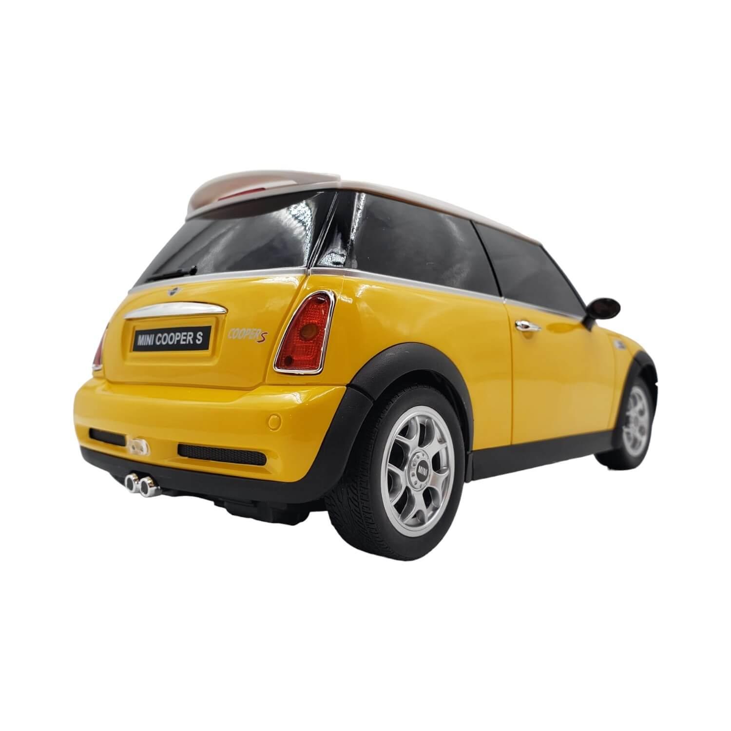 AUTO COLECCIÓN A CONTROL REMOTO RASTAR RA21800 AMARILLO MINI COOPER - 8